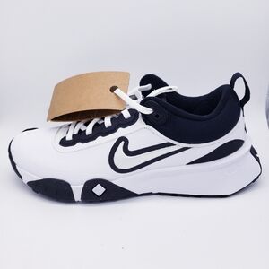 Nike Air Diamond Varsity White Turf Baseball Shoes